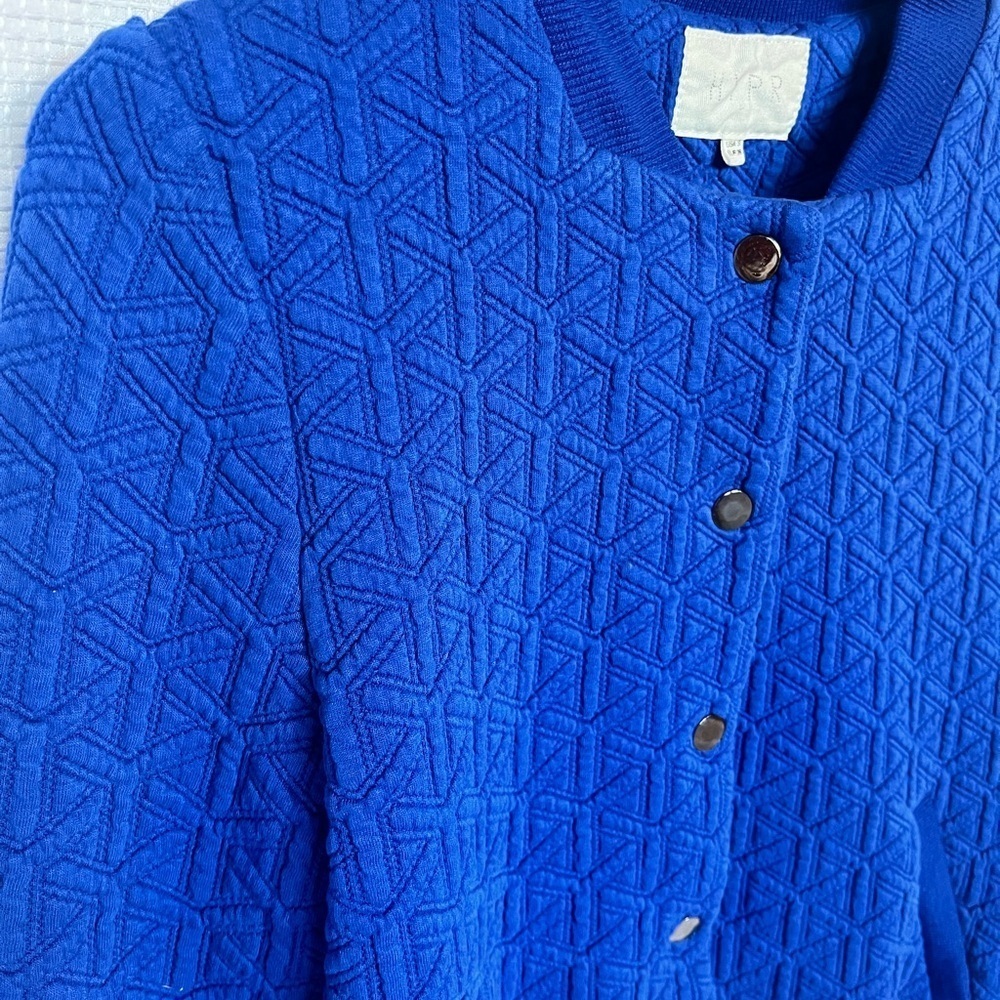 Hypr Button Up Sweatshirt Jacket Women’s Sz S - Picture 2 of 9